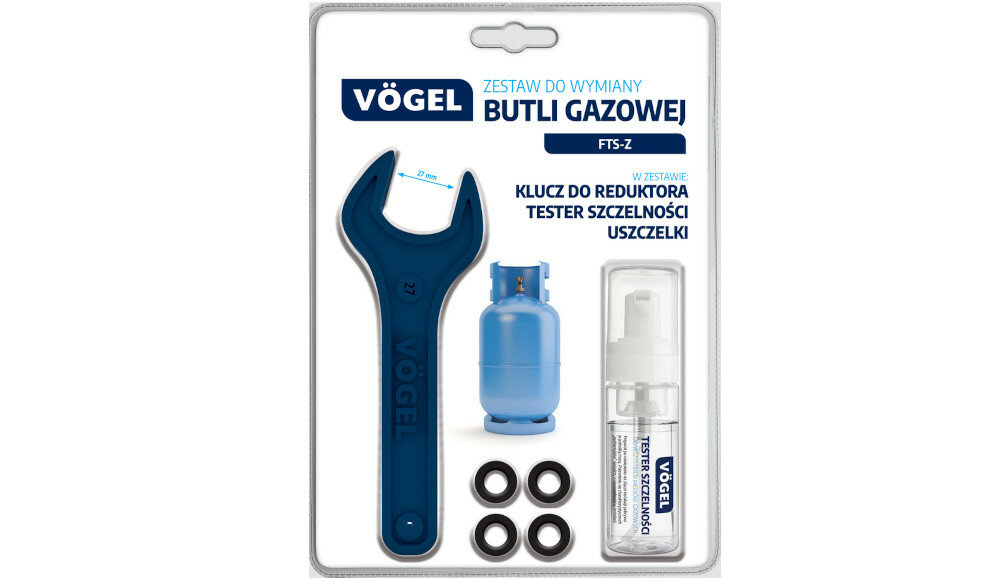 Zestaw do wymiany butli VOGEL FTS-Z zestaw wymiana butli sprawdzanie szczelności