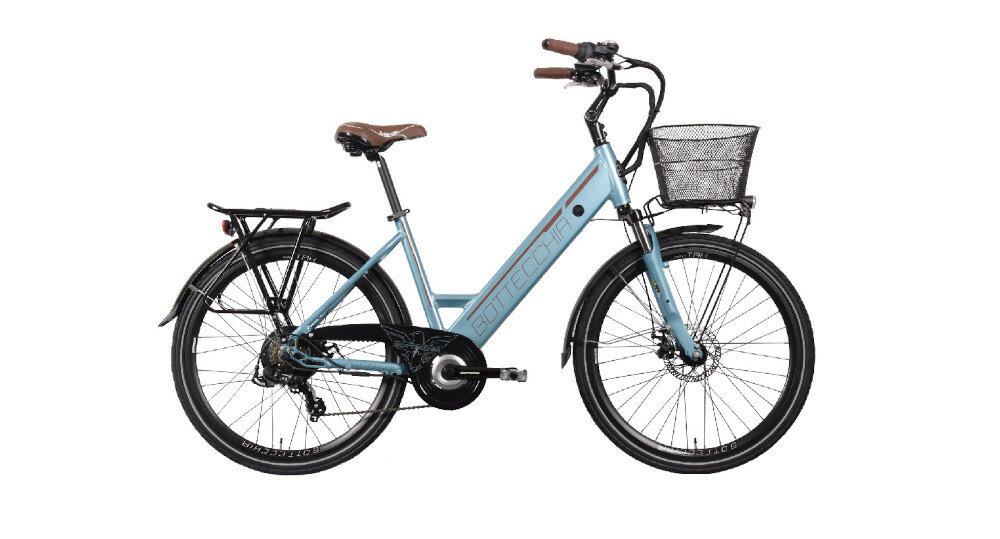Rower elektryczny BOTTECCHIA E-City Lady D18 wynalazek komfort użytkowania