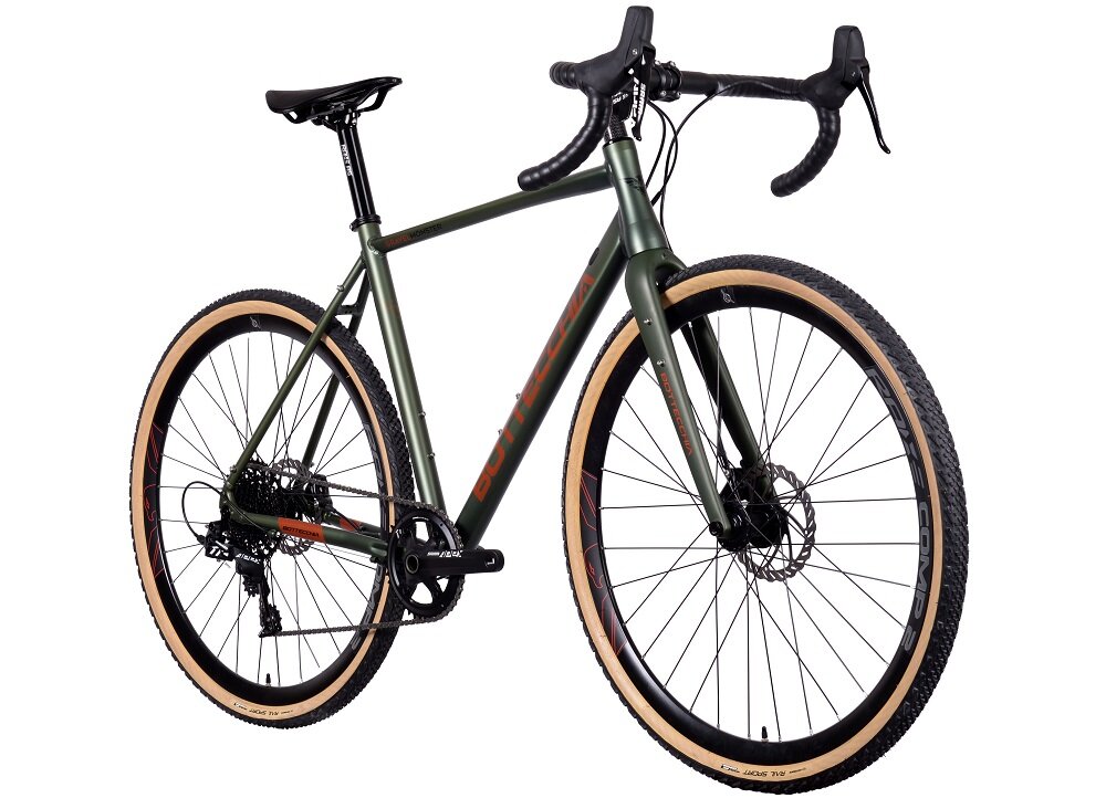 Rower gravel BOTTECCHIA Monster M17 28 cali męski Zielony mat - Rower gravel 