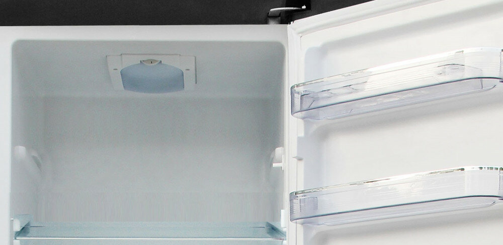 LODÓWKA RAVANSON LKK-250RB RETRO CZARNA LED oświetlenie