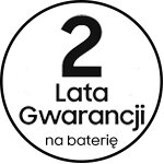 2 lata gwarancji Ikonka 2 lata gwarancji na baterię odkurzacza BESPOKE Jet VS20A95843W