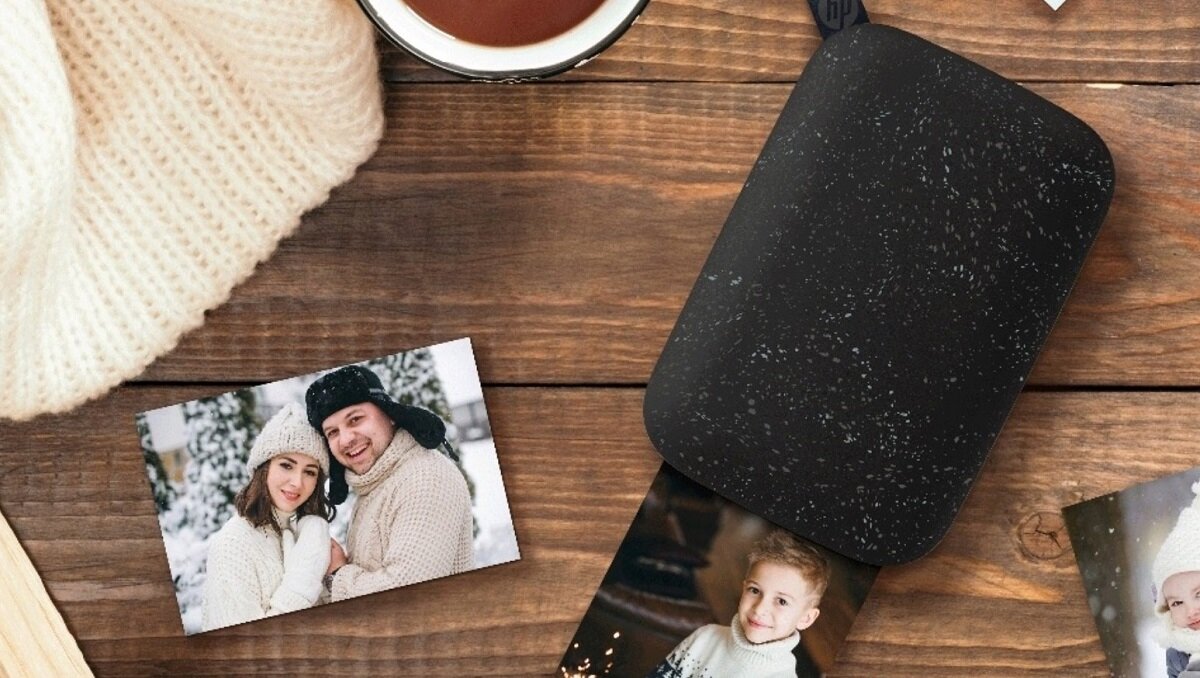 Drukarka HP Sprocket zdjęcia aparat telefon smartfon aplikacja drukowanie wkłady papier prędkość naklejki bateria ładowanie opis cechy dane