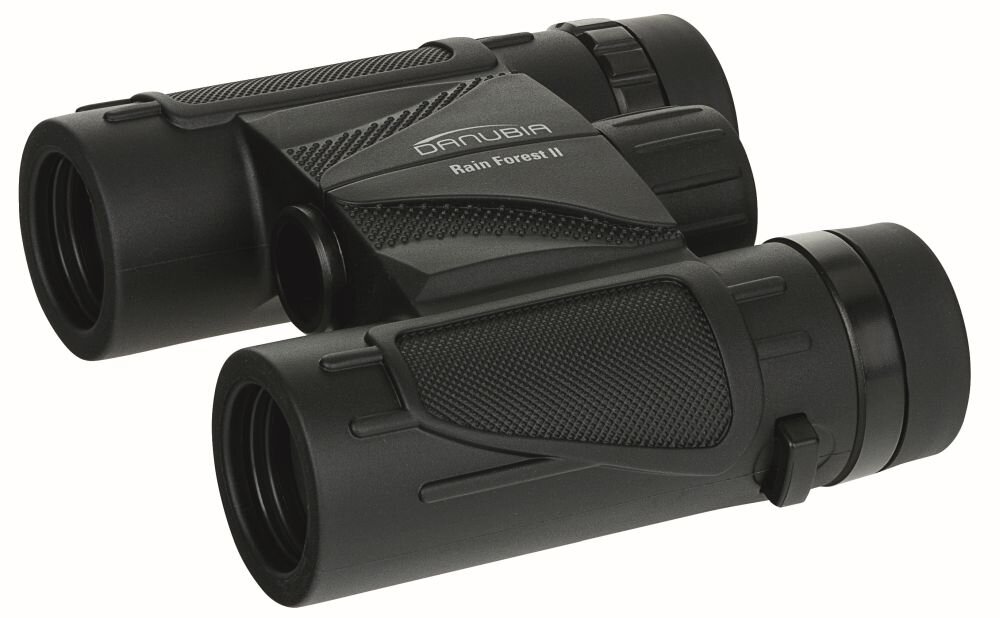 Lornetka DOERR Rain Forest II Pocket  optyka waga konstrukcja ogniskowa zoom przybliżenie dioptria muszle oczne obiektywy soczewki pryzmat powłoka gwint okulary obserwacja przyroda sport powiększenie 