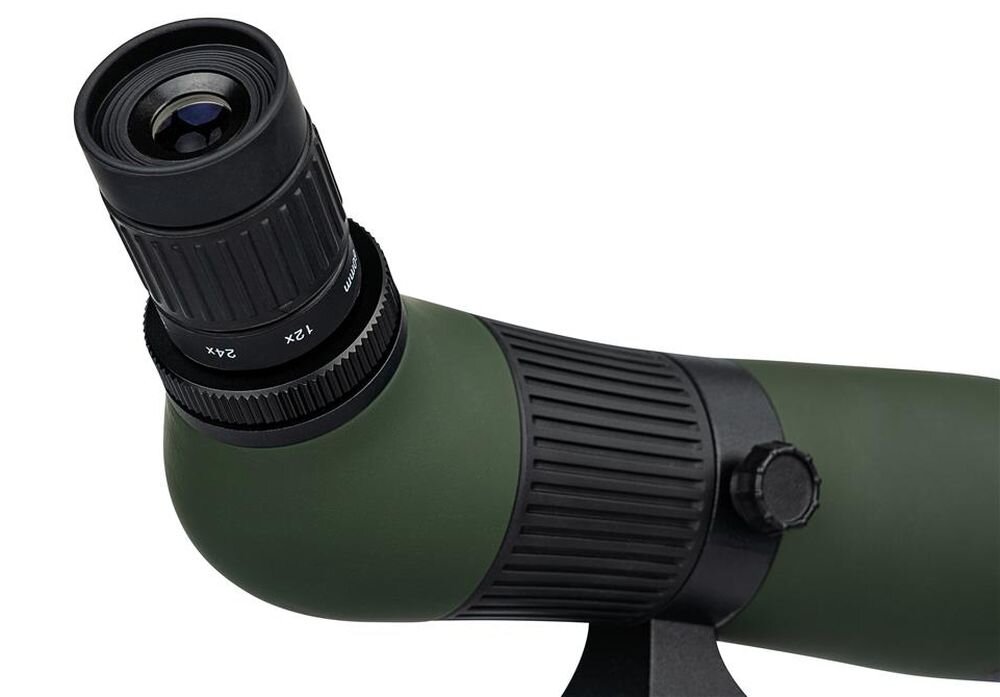 Luneta DORR Kauz Zoom 12-36X60 optyka waga konstrukcja ogniskowa zoom przybliżenie dioptria muszle oczne obiektywy soczewki pryzmat powłoka gwint okulary obserwacja przyroda sport powiększenie