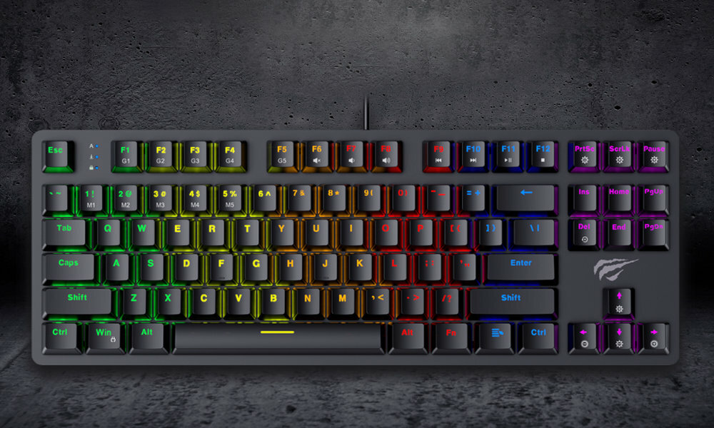 HAVIT KB869L RGB ukos