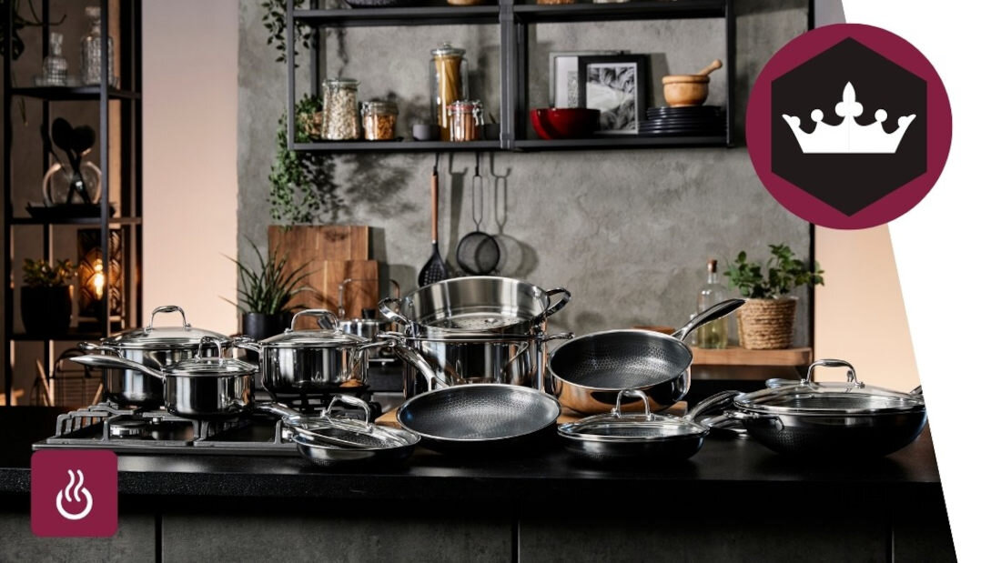 Patelnia wok KOHERSEN Black Cube 32 cm unikatowe stylowe kolekcja BLACK CUBE® wyglad design