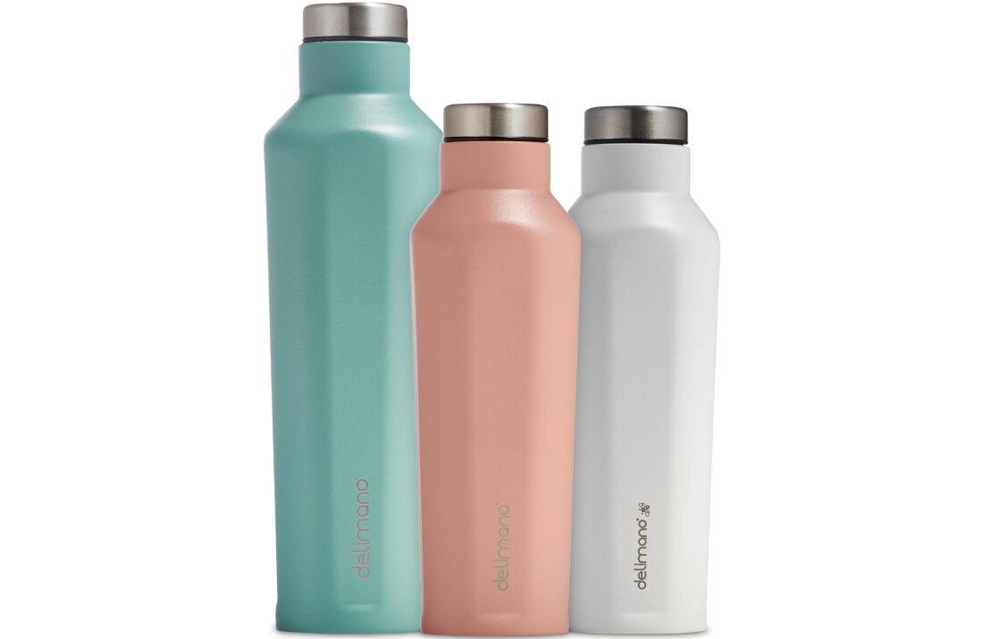 Butelka termiczna DELIMANO Hot&Cold Brava biala kolor pojemnosc 