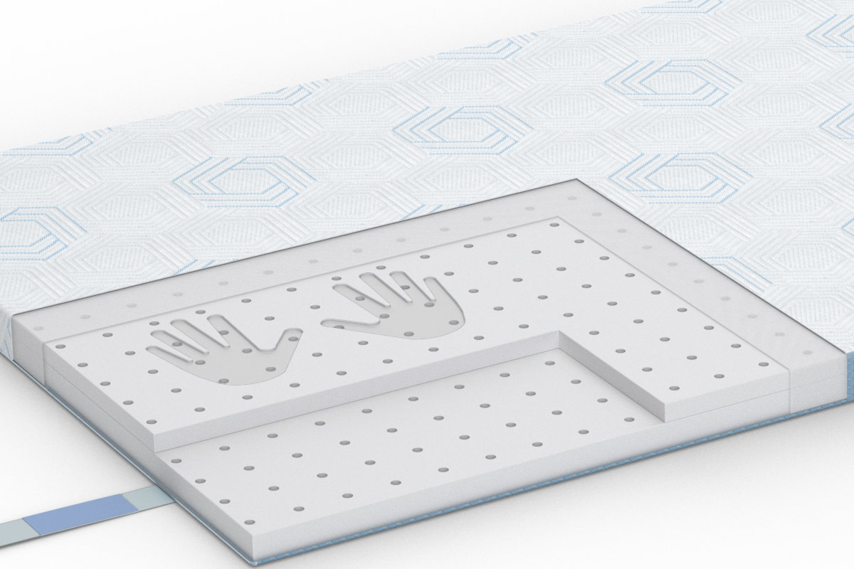 Materac DORMEO Memosan Ultimo 5+2 160 x 200 cm pianka pamiec ksztaltu