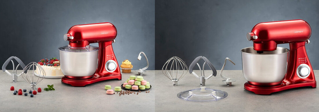 Robot kuchenny planetarny DELIMANO Desir trzy wymienne koncowki wyposazenie