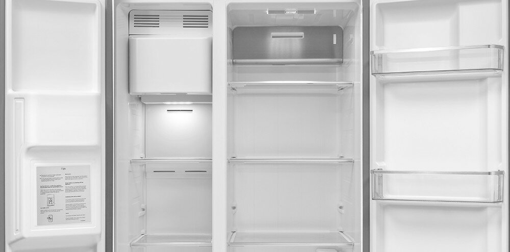 LODÓWKA CONCEPT LA7691wh układ lodówki wnętrze