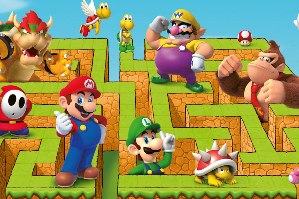 Gra planszowa RAVENSBURGER Labyrinth Super Mario postacie