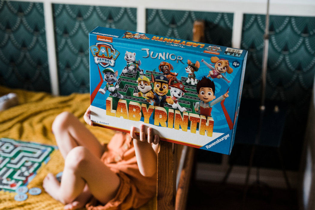 Gra planszowa RAVENSBURGER Labyrinth Junior Psi Patrol 20824 zasady