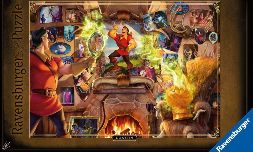 Puzzle RAVENSBURGER Disney Villainous Gaston 16889 (1000 elementów)