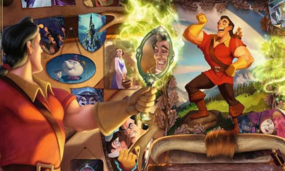 Puzzle RAVENSBURGER Disney Villainous Gaston 16889 (1000 elementów)