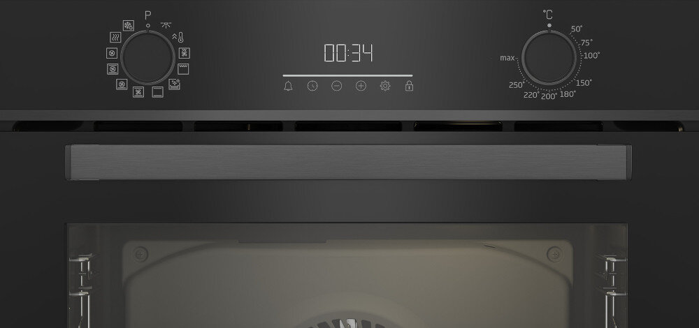 PIEKARNIK BEKO BBIM18301DXCS panel sterowania funkcje parametry Elektroniczny sterowanie dotykowe wyświetlacz