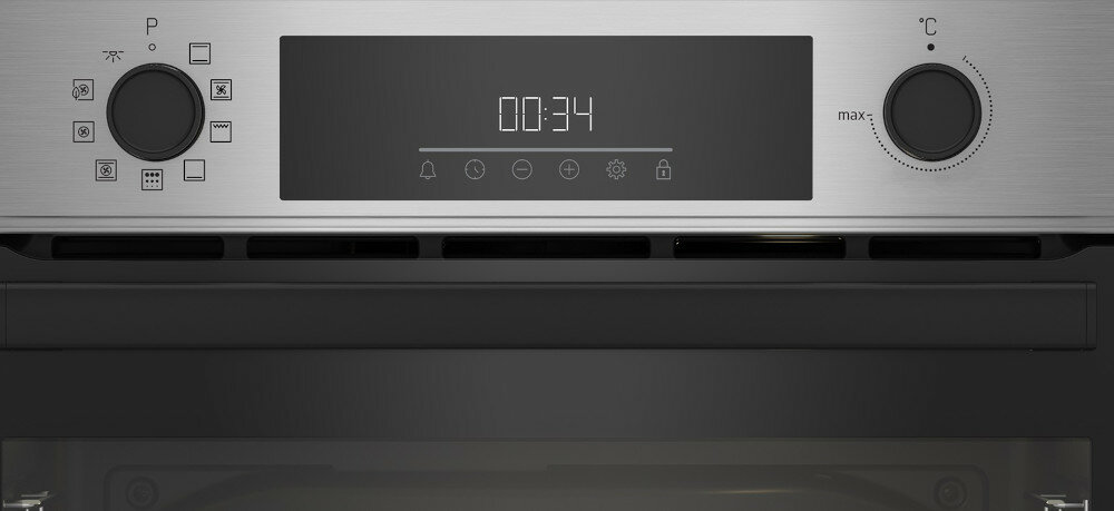 PIEKARNIK BEKO BBIM11300XFP wyświetlacz pokrętła estetyka