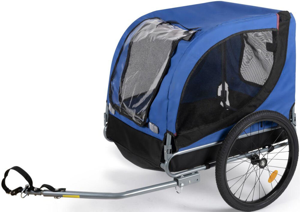 Przyczepka rowerowa BICYCLE GEAR Doggyride dla Zwierząt Niebiesko-czarny