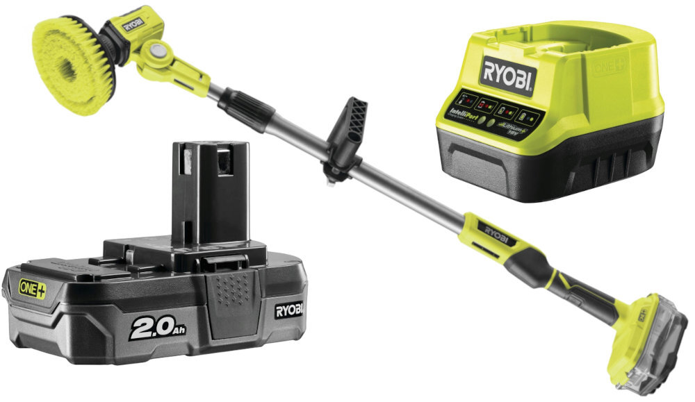 Urządzenie do czyszczenia RYOBI ONE plus R18TPS-120G wyposazenie zestawu