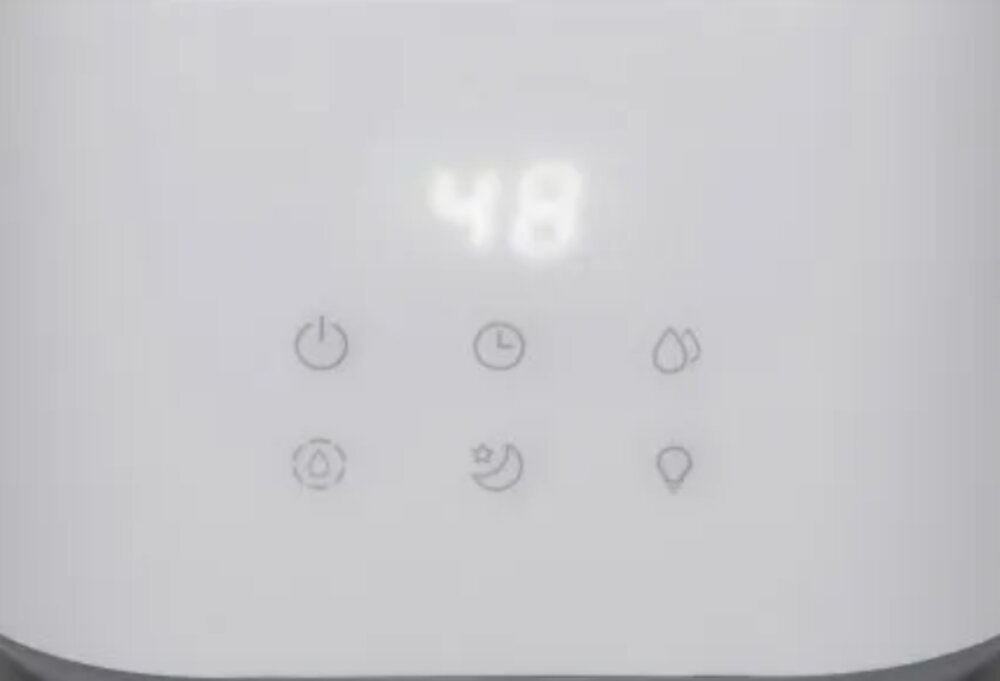 Nawilzacz GORENJE H50W wskaznik poziomu wilgotnosci panel z wyswietlaczem LED trzy rozne poziomy wilgotnosci timer oswietlnie otoczenia