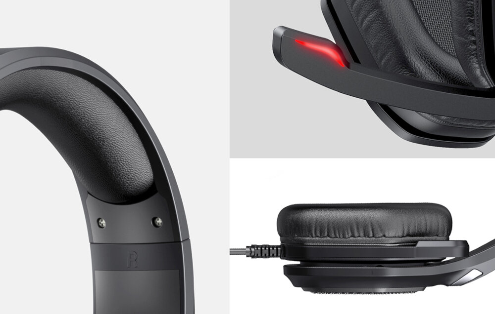 Słuchawki HAVIT H659D RGB rozgrywka przetworniki dzwiek