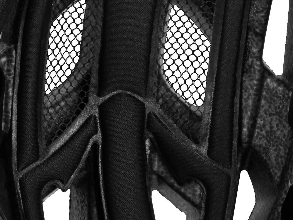 Kask rowerowy SPOKEY Pointer Czarno-żółty (rozmiar M) waga in mold