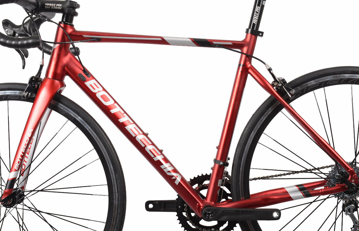 Rower szosowy BOTTECCHIA Duello M19 28 cali męski Czerwony mat rama linki