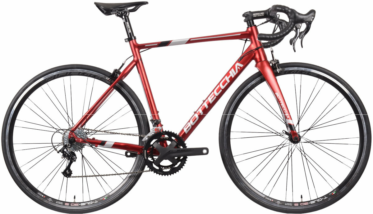Rower szosowy BOTTECCHIA Duello M21 28 cali męski Czerwony mat wyglad