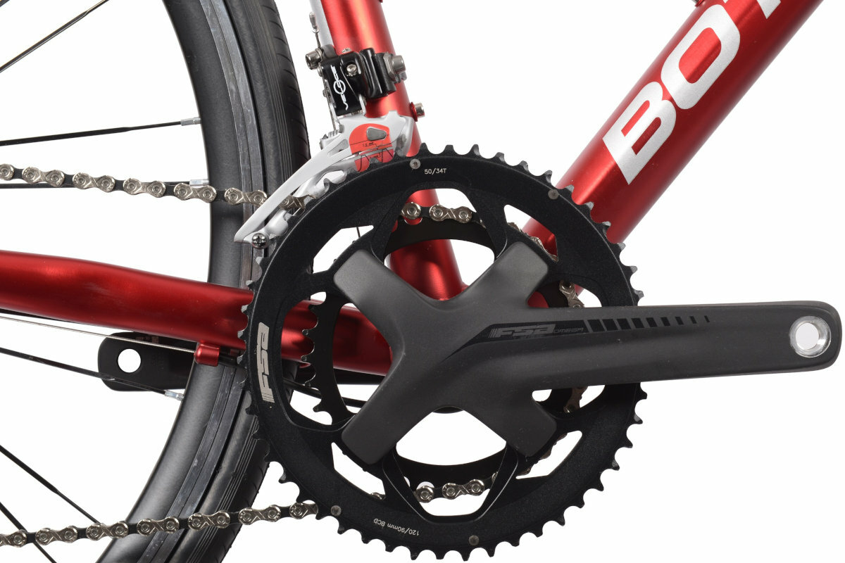 Rower szosowy BOTTECCHIA Duello M23 28 cali męski Czerwony mat suport korba