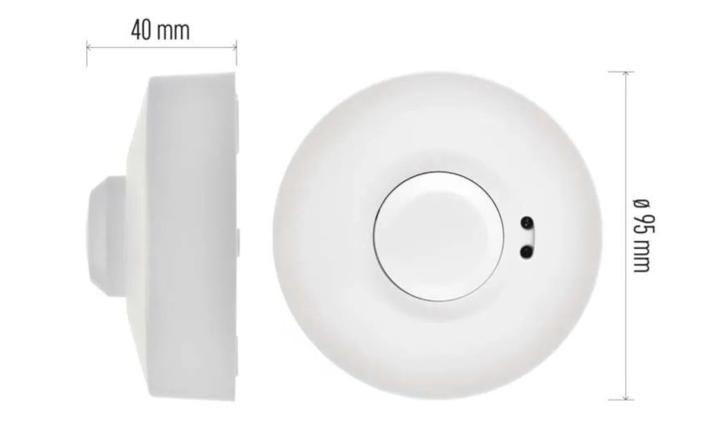 EMOS G1180 95 × 95 × 40 mm Prosty montaż estetyczny efekt wygodę codziennego użytkowania