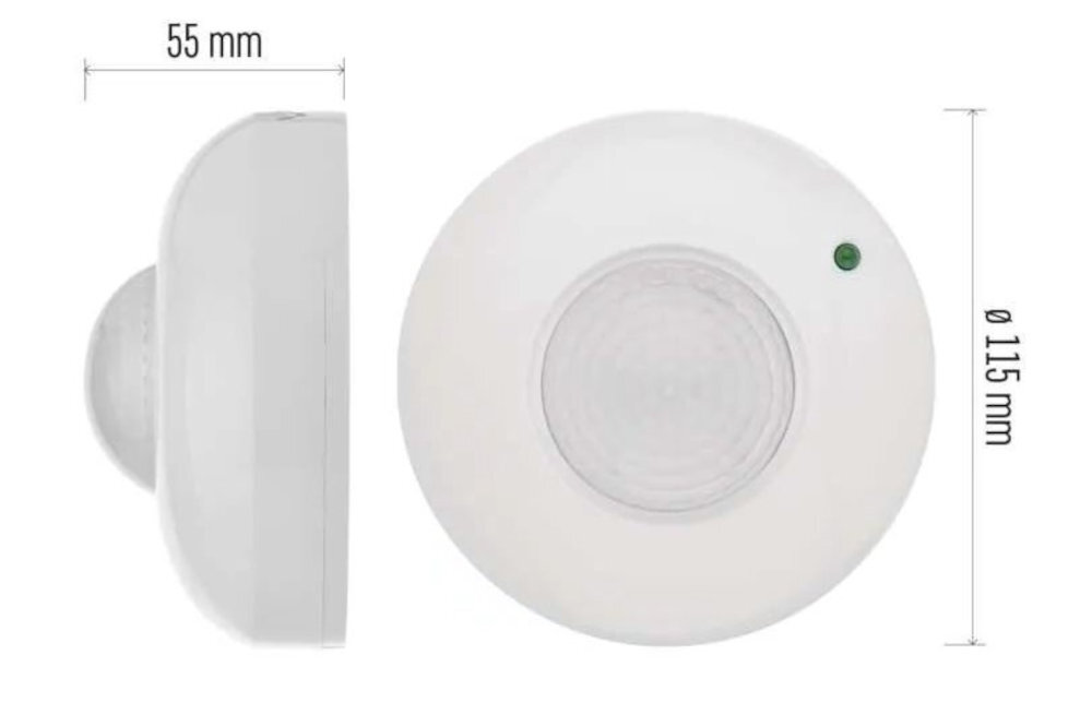 EMOS G1130 115 × 115 × 55 mm Prosty montaż estetyczny efekt wygodę codziennego użytkowania