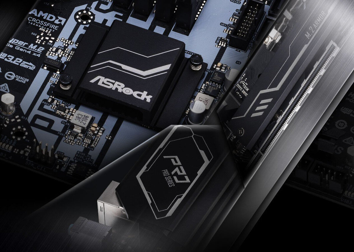 Płyta główna ASROCK H670M Pro RS stabilność wykonanie format wielkość zasilanie