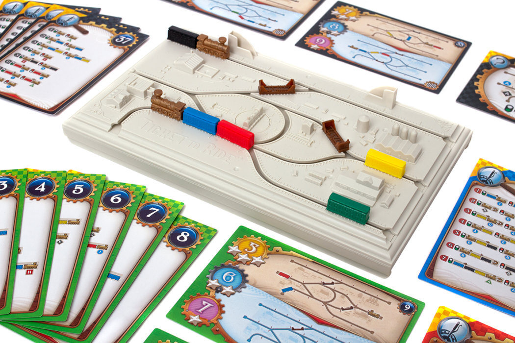 Gra planszowa REBEL Logiquest: Wsiąść do Pociągu - Zmiana toru wagony dyżurny wyzwanie bystrość