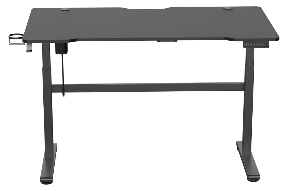 Biurko DELTACO DT410 Czarny wielofunkcyjność wybór blat szerokość gaming regulacja kable porządek