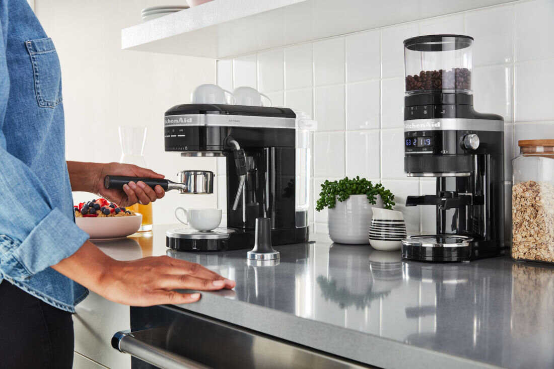 Mlynek do kawy KITCHENAID 5KCG8433EOB Czarny profesjonalne zarna smak precyzja stopien mielenia