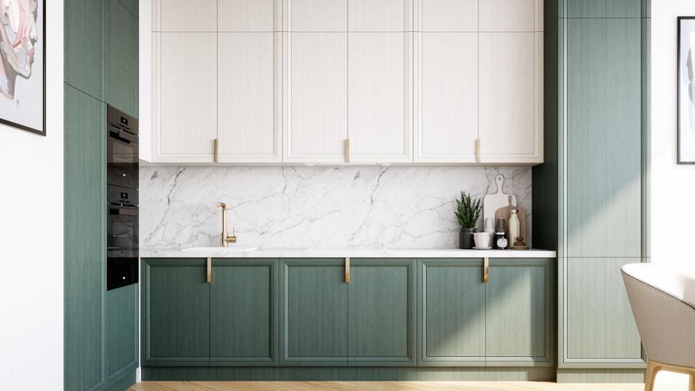 GLOBALO Viledo 60.1 okap minimalistyczna konstrukcja montaż szafka niewidoczny