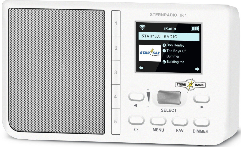 TECHNISAT Sternradio IR 2 CZARNY WYŚWIETLACZ PILOT EKRAN STACJE