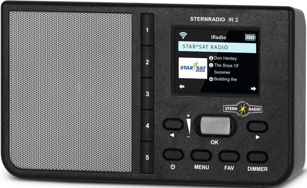TECHNISAT Sternradio IR 2 CZARNY WYŚWIETLACZ PILOT EKRAN STACJE