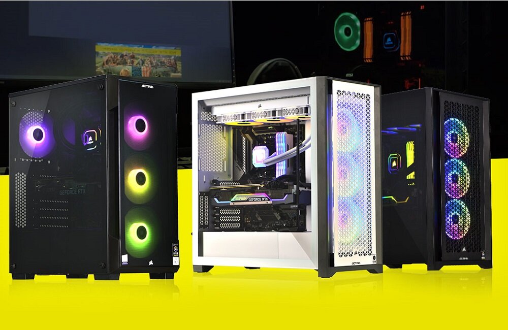 Komputer ACTINA iCUE Bądź królem każdej rozgrywki Przejmij kontrolę