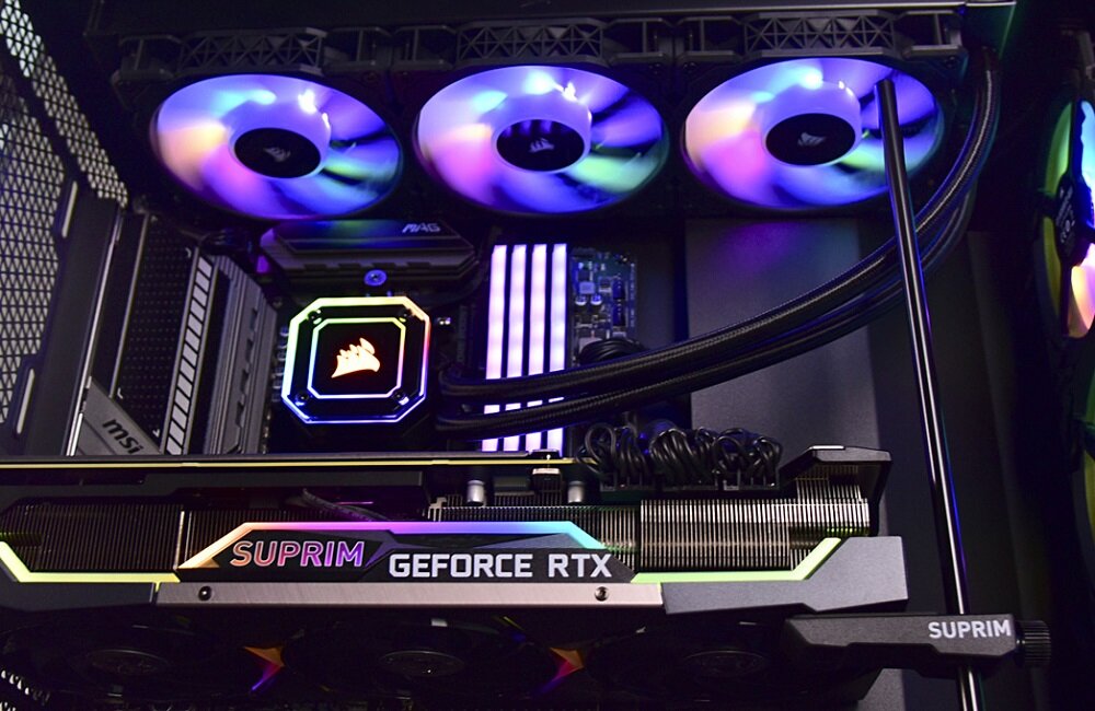 Komputer ACTINA iCUE Niezawodna pamięć RAM