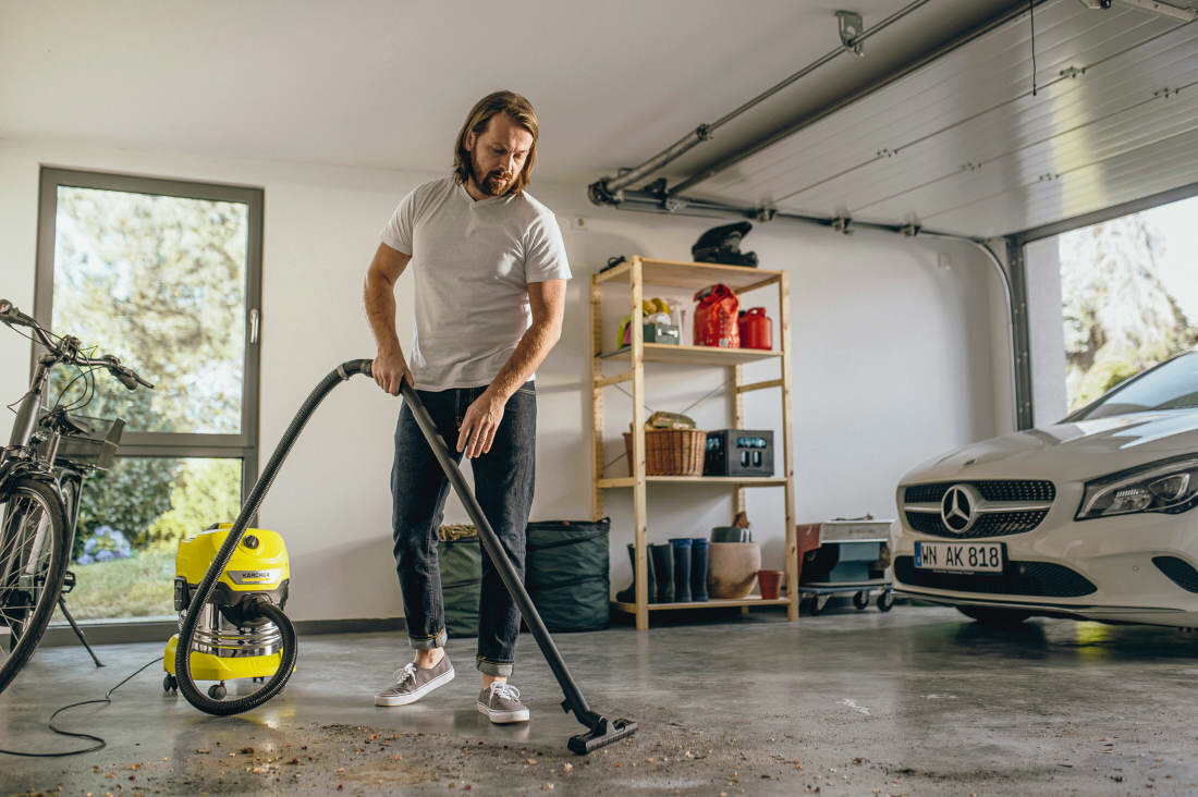 Пылесос KARCHER WD 4 SV 20/5/22 1.628-250.0 объем 20л мощность всасывания удаление грязи