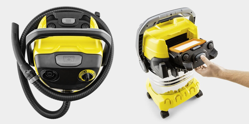 Odkurzacz KARCHER WD 5 S V-25/5/22 1.628-350.0 Praktyczne przechowywanie przewodu i wyposazenia