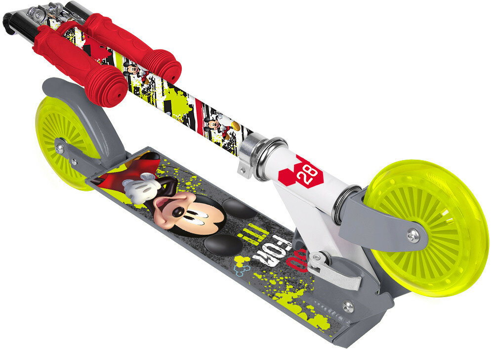 Hulajnoga dla dzieci DISNEY Myszka Mickey antypoślizgowy podest wytrzymała konstrukcja bezpieczeństwo