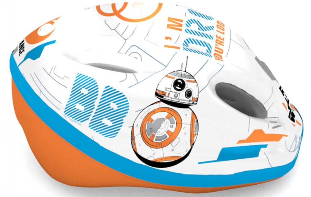 Kask rowerowy DISNEY Star Wars BB-8 Biały dla Dzieci (rozmiar M) abs eps amortyzacja