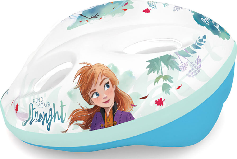 Kask rowerowy DISNEY Kraina Lodu 2 Biało-niebieski dla Dzieci (rozmiar M) abs eps amortyzacja