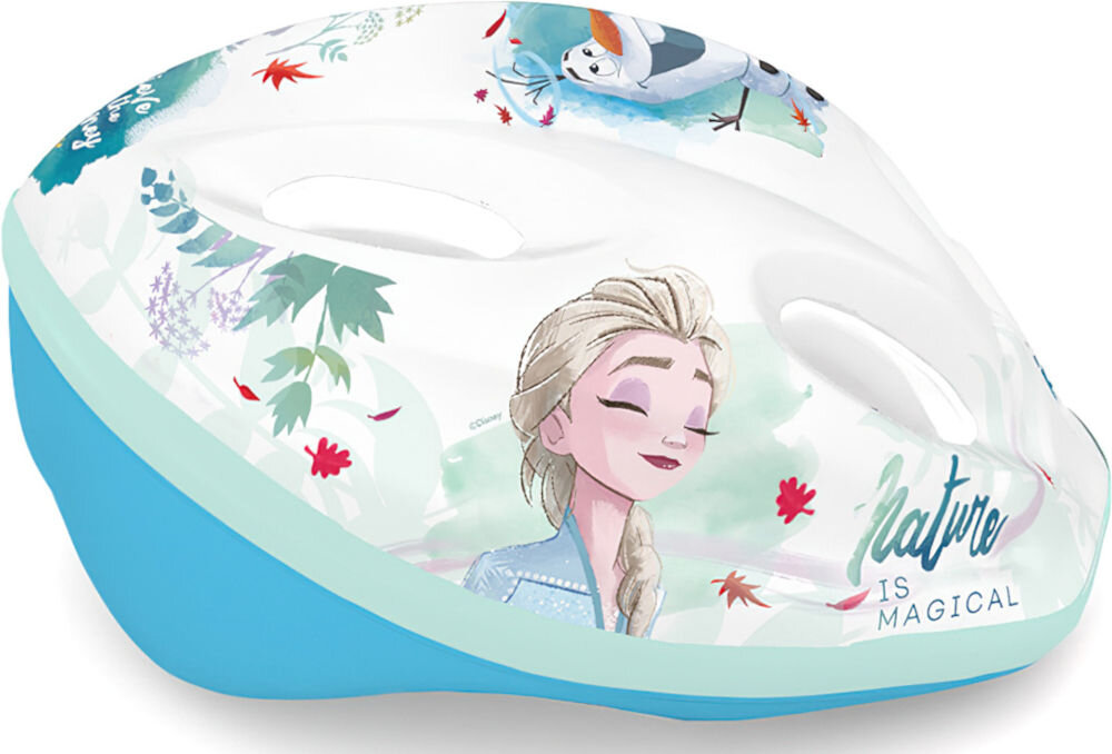 Kask rowerowy DISNEY Kraina Lodu 2 Biało-niebieski dla Dzieci (rozmiar M) regulacja rozmiar