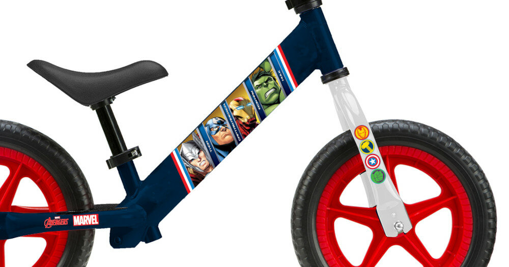 ROWEREK BIEGOWY SPIDER MAN stalowa rama wykonanie