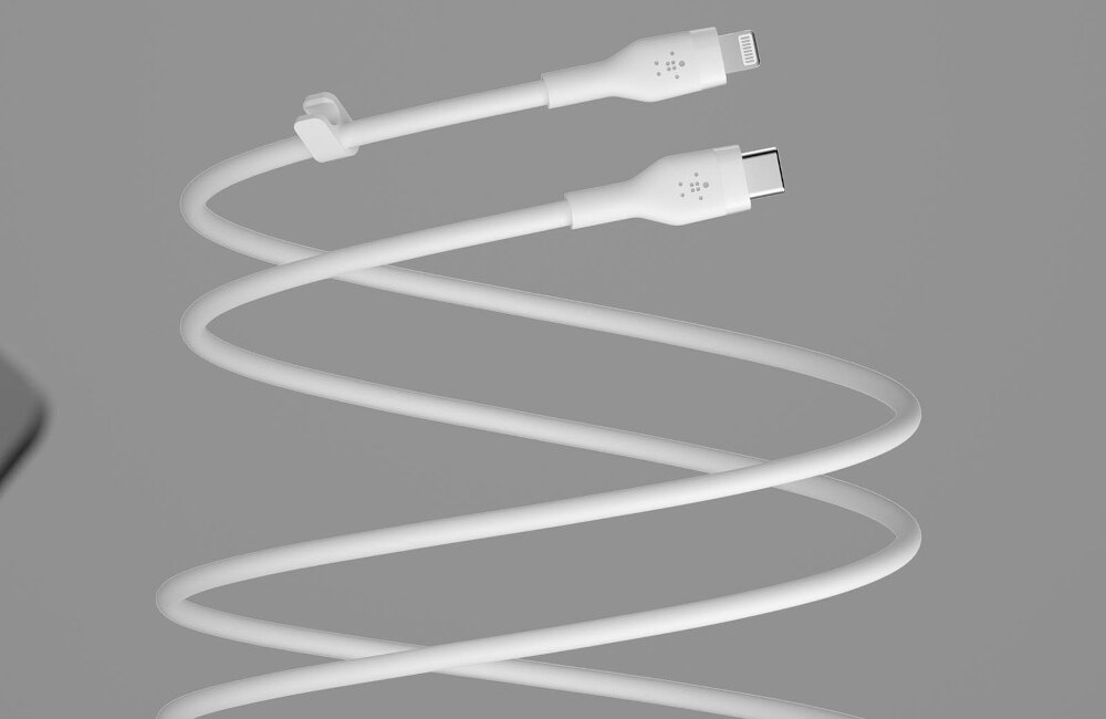 Kabel USB-C/Lightning BELKIN Silicone długi przewód