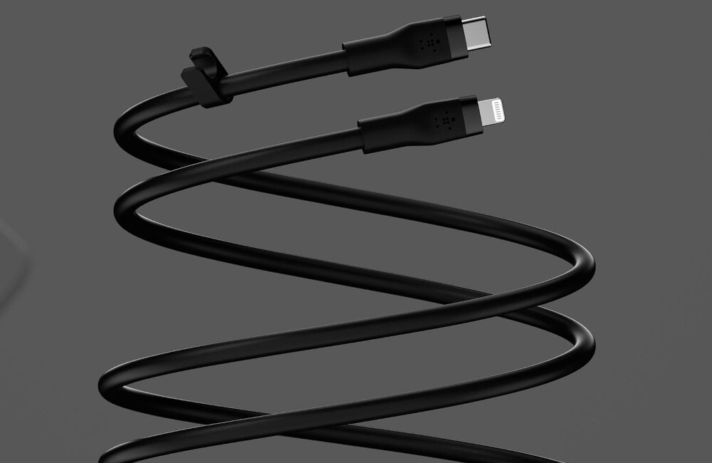 Kabel USB-C/Lightning BELKIN Silicone długi przewód