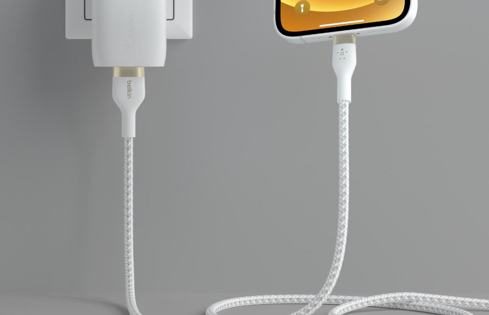 Kabel USB - Lightning BELKIN Braided Silicon wytrzymałość życie zmiana kabel przewód trwałość materiały