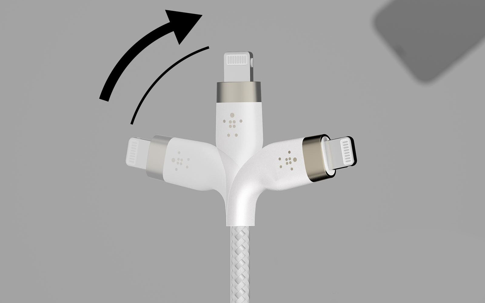 Kabel USB - Lightning BELKIN Braided Silicon DŁUGOŚĆ KOLORYSTYKA